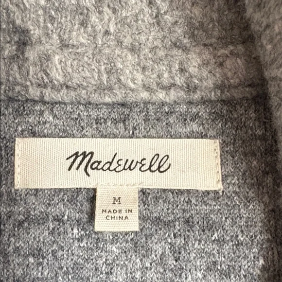 Madewell Heather Gray Women's Jacket - Picture 2 of 2